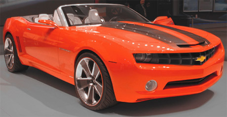 Camaro Convertible Concept Car