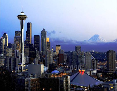 Seattle Skyline (Mt. Rainier in the background)