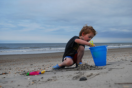 Playing in the sand (click for a better view)